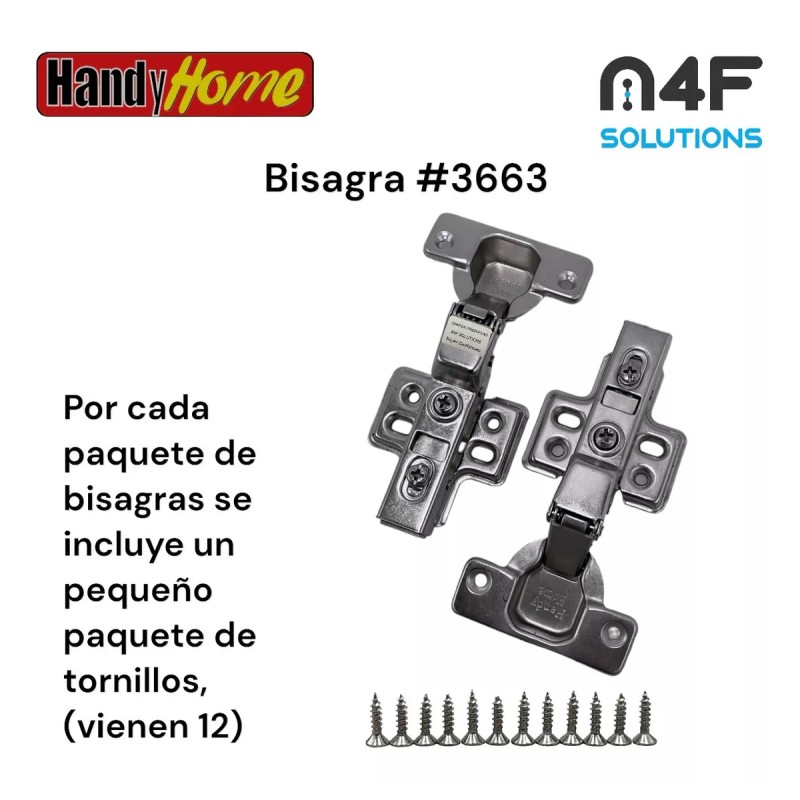 Handyhome Bisagra Handy Home 11.5 Cm X 6.2 Cm 25paq