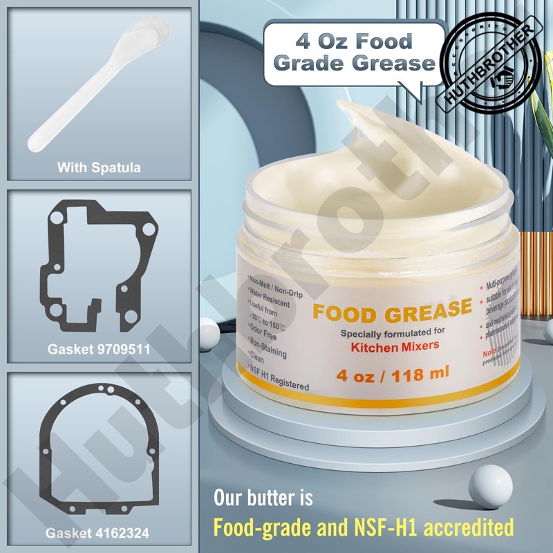 4 Oz Food Grade Grease for kitchen Aid Stand Mixer