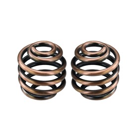 HDBUBALUS Motorcycle Solo Seat Springs Mounting 2 Inch Spring Bracket Hardware Mount Kit Fit for Harley Sportster Softail XL 883 1200 Dyna Fatboy Bobber Bronze 1 Pair