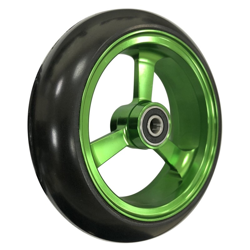 RIANTWHEEL, 4 X 1.0 inch, Solid, PU Wheels, Wheelchair Casters,