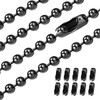Dotlite Black Ceiling Fan Pull Chain, 120" Extra Long Rust