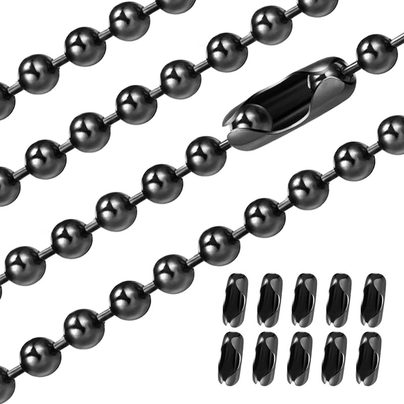 Dotlite Black Ceiling Fan Pull Chain, 120" Extra Long Rust