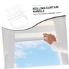 DOITOOL 10pcs Roller Window Shades Pull Transparent Handle Blinds Pulls
