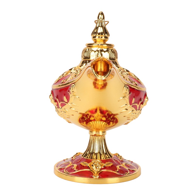 Magic Genie Lamp Exquisite Colorfast Eye Catching Alloy Embossed Pattern