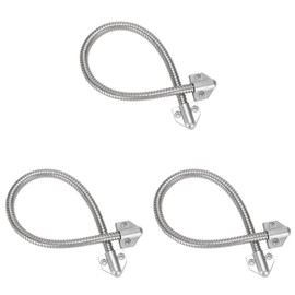 Armored Door Loop 3Pcs Door Loop Exposed Mounting Access Control Cable Wire Sleeve, Door Loop Power Transfer Door Wire Conduit Flexible Gooseneck Door Cable Protector for Home