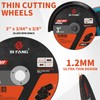 50 Pack 3 inch Cut Off Wheels 3/8'' Arbor Cutting