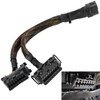 mooncar B6 OBD II Splitter Extension Cable 16 Pin 12