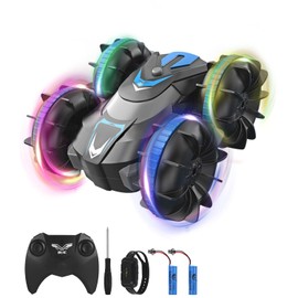 Zhufas Amphibian Remote Controlled Car from 4 5 6 7 8 9 Years, Gift Boy RC Car Remote Controlled Outdoor Toy Children for Boys Girls from 3-12 Years, Indoor and Outdoor Games