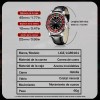 LIGE Reloj De Cuarzo LG89161 Casual Jugadores De Cuero Impermeable