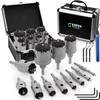 TCT Hole Saw Kit 12 Pcs - Carbide Hole Saw