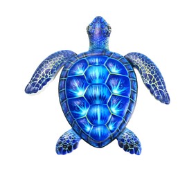 Uposao 12 Inch Metal Sea Turtle Wall Decor Art Hanging Wall Decor Marine Life Themed Wall Hanging Decor For Home, Bedroom, Garden