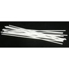 Extra Long 18" White Plastic Drinking Straws- Pack of 200