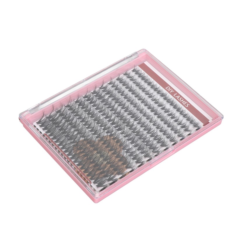 DIY Lash Extension Kit 240pcs Individual Eyelash 10‑16mm Clusters Eyelash