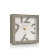 Thomas Kent Nordic Green Square Mantel Clock - Quartz Movement