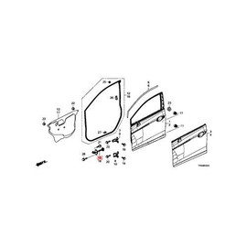 Genuine Honda 72340-TR3-A01 Right Front Door Checker