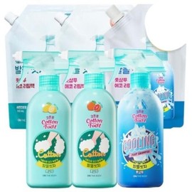 On The Body (NEW) 온더바디 코튼풋 발을씻자 [쿨링]본품2+[레몬]본품1 x3SET (NEW) On The Body Cotton Foot Wash Me [Cooling] 2 + [Lemon] 1 x 3 SET