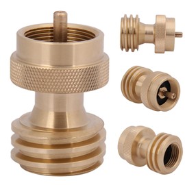 ZODIRISE Propane Adapter for 1lb Throwaway Cylinder, 1 lb to 20 lb Propane Tank Adapter, 20lb to 1lb Converter