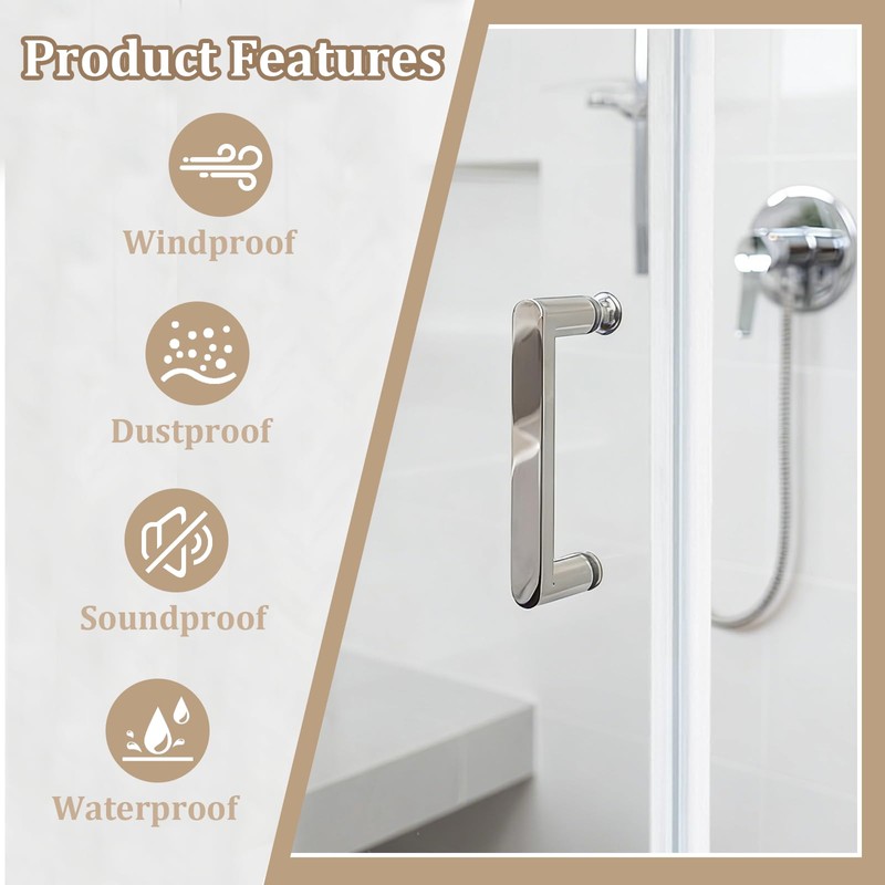 T-Shaped Clear Silicone Door Draft Stopper 1.97" x 20FT for