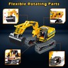 VATOS Technik Excavator Toy Robot 2-in-1 Toy Construction Kits for