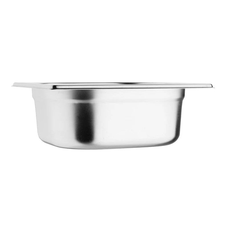 Vogue Stainless Steel 1/6 Gastronorm Tray 65 mm Deep /