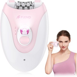 Epilator for Women, Wireless Facial Epilator with LED Light, Painless Hair Remover for Face, Body, Armpit, Legs & Bikini Area