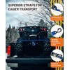 Strapinno 2PCs Retractable Ratchet Tie-Down Straps,5,000 lbs Breaking Strength- 2