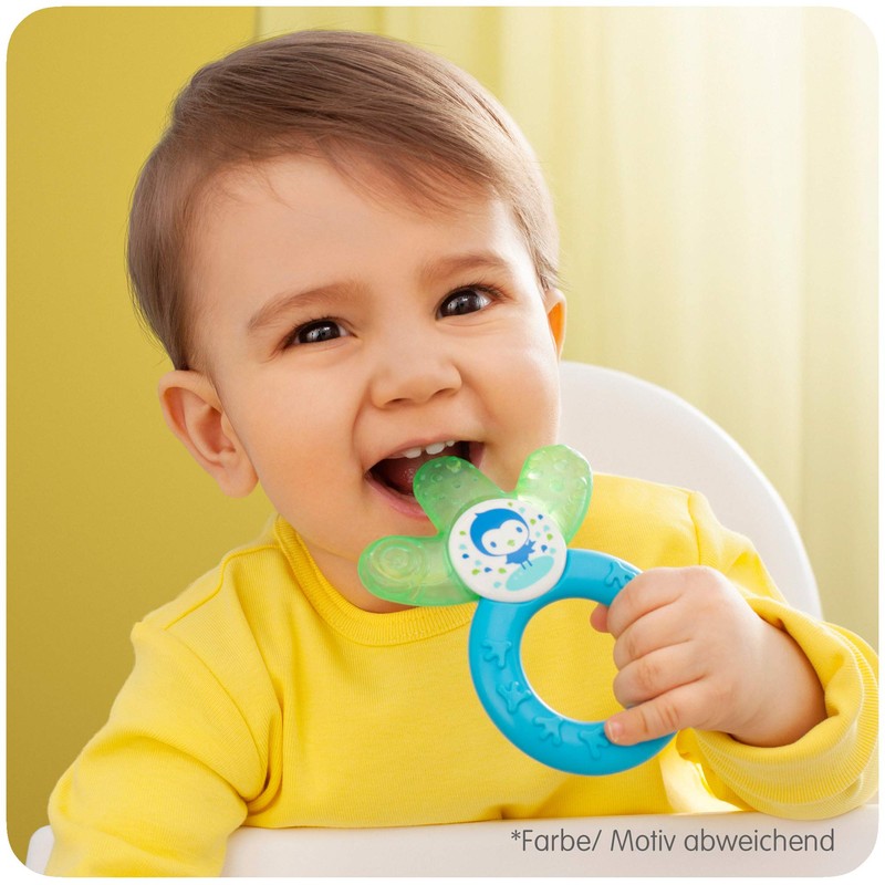 MAM Cool Teething Ring for Babies Promotes Vision and Motor