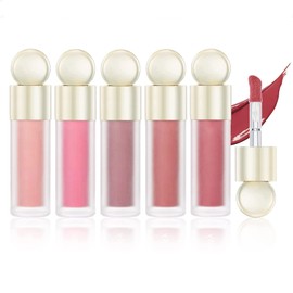 Liquid Blushes, Soft Cream Liquid Blush Makeup Wand, Lightweight Breathable Feel Liquid Blush for Cheeks, Waterproof Long-wearing, Natural Looking (5 color)