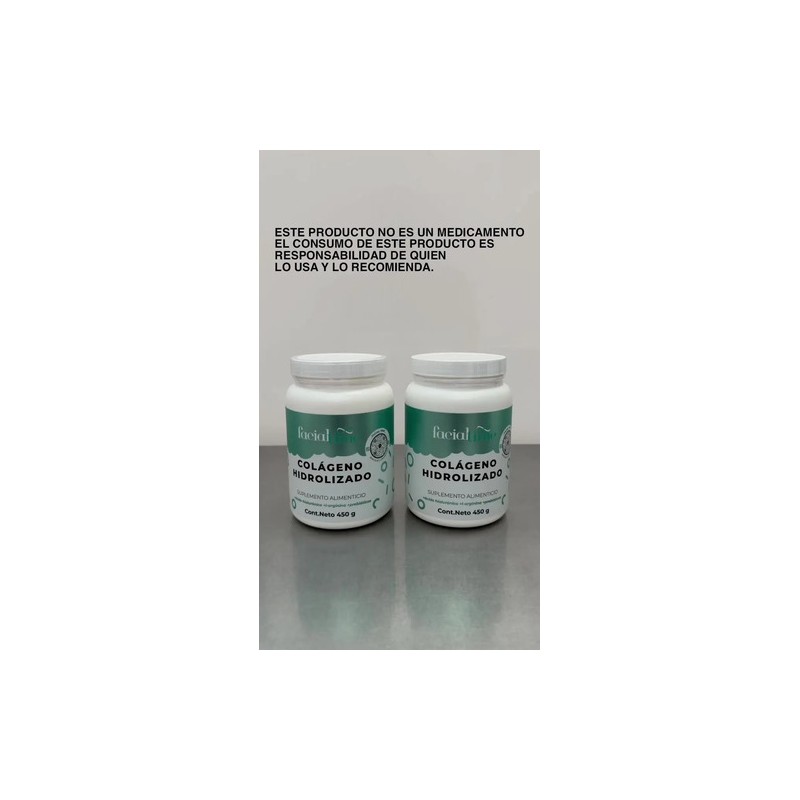 Facial Time 2 Colageno Hid Puro Ácido Hialurónico 450gr