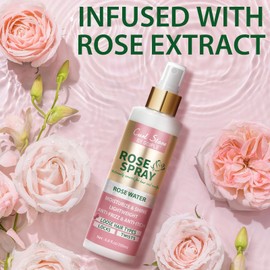 Lockmio 6.8Fl.oz Rose Water Hair Spray for Scalp Moisturizing, Natural Loc Gel for Retwist, Rosewater for Hair Refreshing
