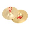 Crash Cymbal Brass Percussion Instrument Pair Teaching Tool Toy for