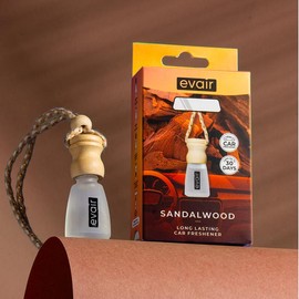 EVAIR Hanging Car Air Freshener | 5 ml | made with 100% Essential Oils - Fragrance: Ocean Rush