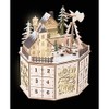 Small foot Advent calendar with pyramid.