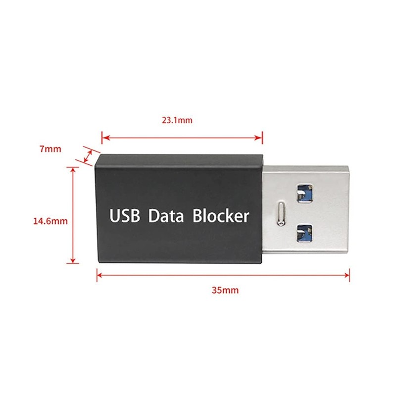 Byttlerom 10Pcs USB Blockers Data Sync Blockers USB Connector Against