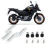 Motorcycle Windscreen Windshield Mount Bracket Kit Replacement for SUZUKI V‑STROM