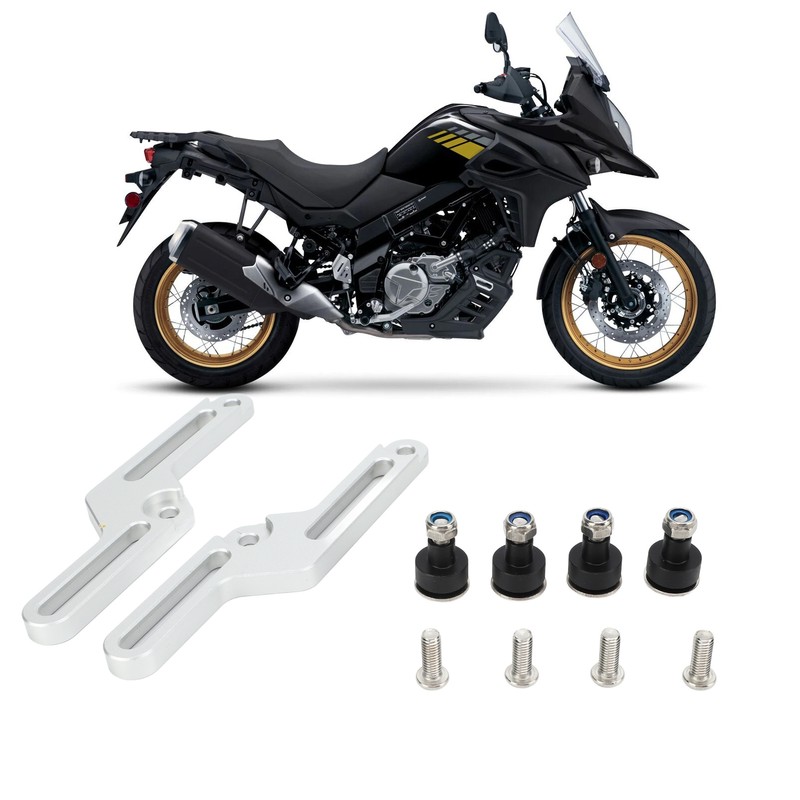 Motorcycle Windscreen Windshield Mount Bracket Kit Replacement for SUZUKI V‑STROM