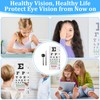 QFGasre Snellen Eye Chart Wall Chart Eye Exam Charts with