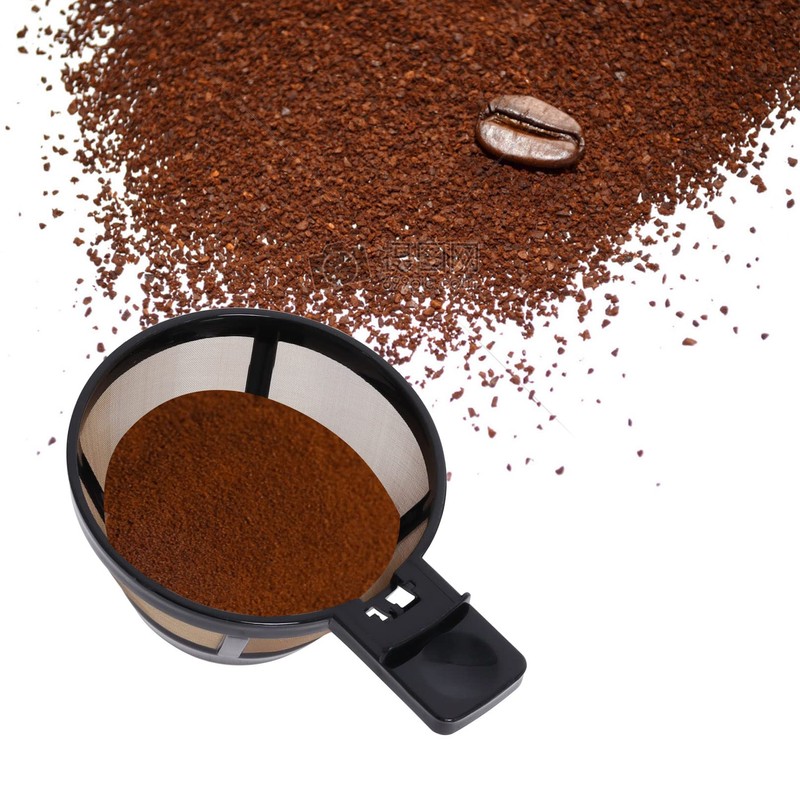 Reusable Single Serve Brew Coffee Basket Scoop,Gold Coffee Filters Replacement