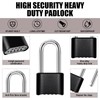 Heavy Duty Chain and Combination Lock Outdoor ，Gate Chain Lock
