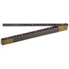 Metrica 21036 2M Alu Folding Rule black oxidized