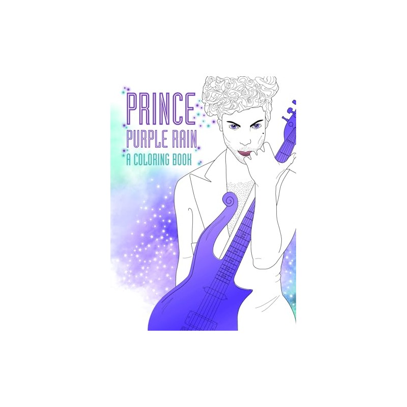 Prince: Purple Rain: A Coloring Book