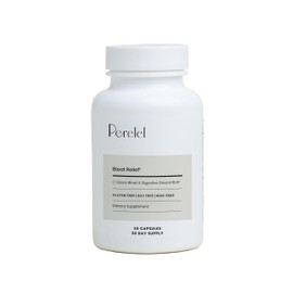 Perelel Digestive Health Supplement with Organic Ginger, Lemon Balm, & Fennel, to Support Gut Health & Digestive Comfort, Botanical Supplement for Women & Men, Soy, Dairy & Gluten Free, 30 Pills