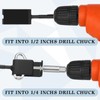 Leriton 2 Pcs Ice Anchor Drill Install Adapter Ice Anchor