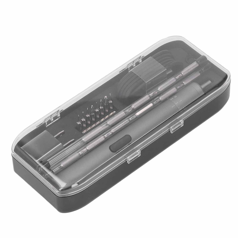 Electric Screwdriver Cordless Rechargeable 395RPM with 24Pcs Bits for Repair