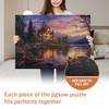 Yunlus Jigsaw Puzzles for Adults 1000 Pieces Twilight Castle Impossible