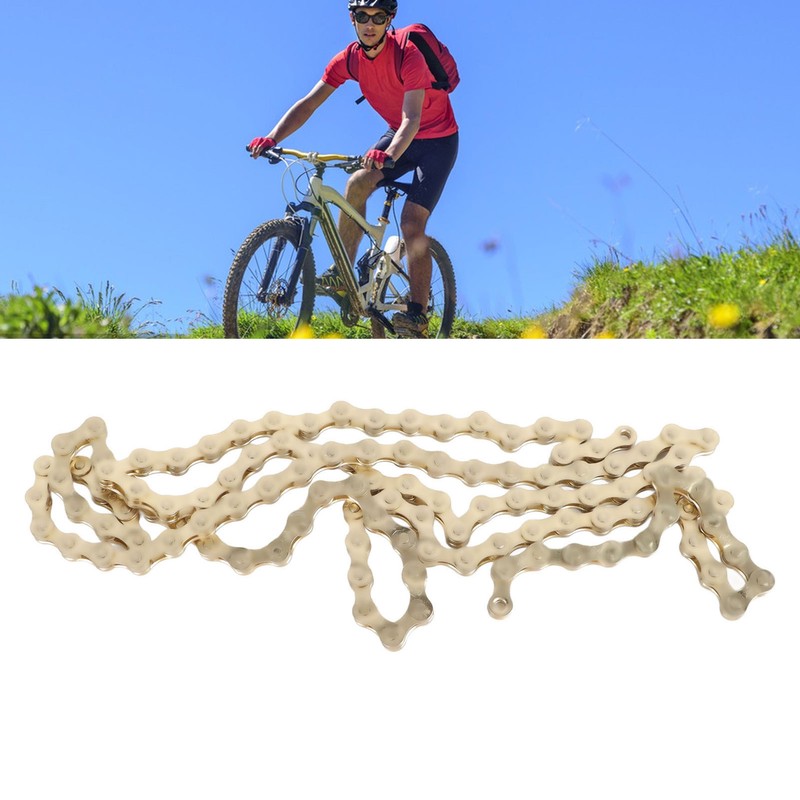 Bike Chain 6 7 8 Speed Rust Proof Electroplated with