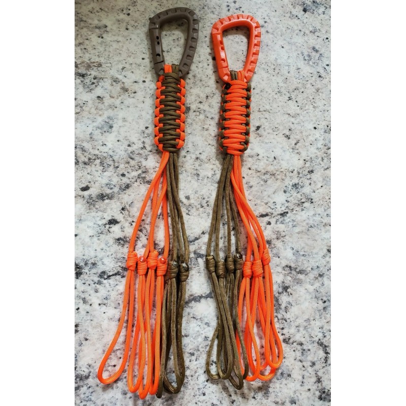 550 Paracord Cobertizo Bolso Correa Portador Cuernos Alces Cobertizos Ciervos