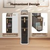 WUSILILU 3 Drawers Bathroom Floor Organizer Cabinet,Free Standing Cabinet w/4