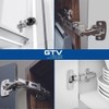 GTV - 4 x mini hinges with damping, pot diameter