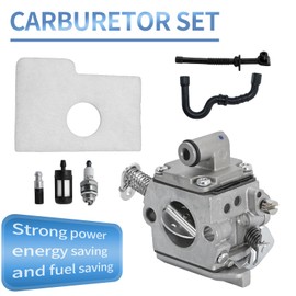 LIDSCURA MS170 Carburetor with Fuel Oil Filter Spark Plug Replacement for Sthil MS 170 Carburetor MS180 017 018 Carb Zama C1Q-S57A C1Q-S57B Chainsaw 1130-120-0603